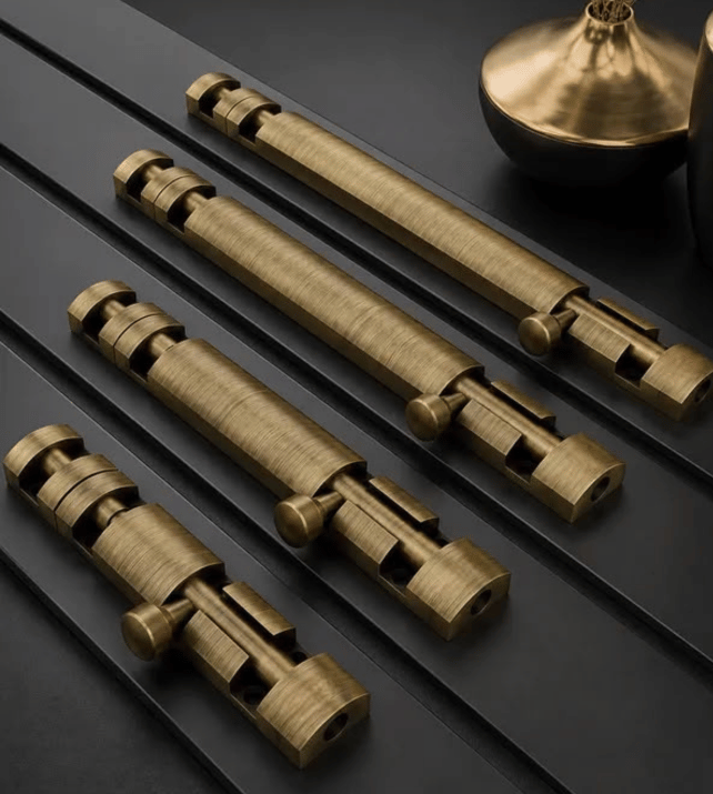Modern tower bolt design